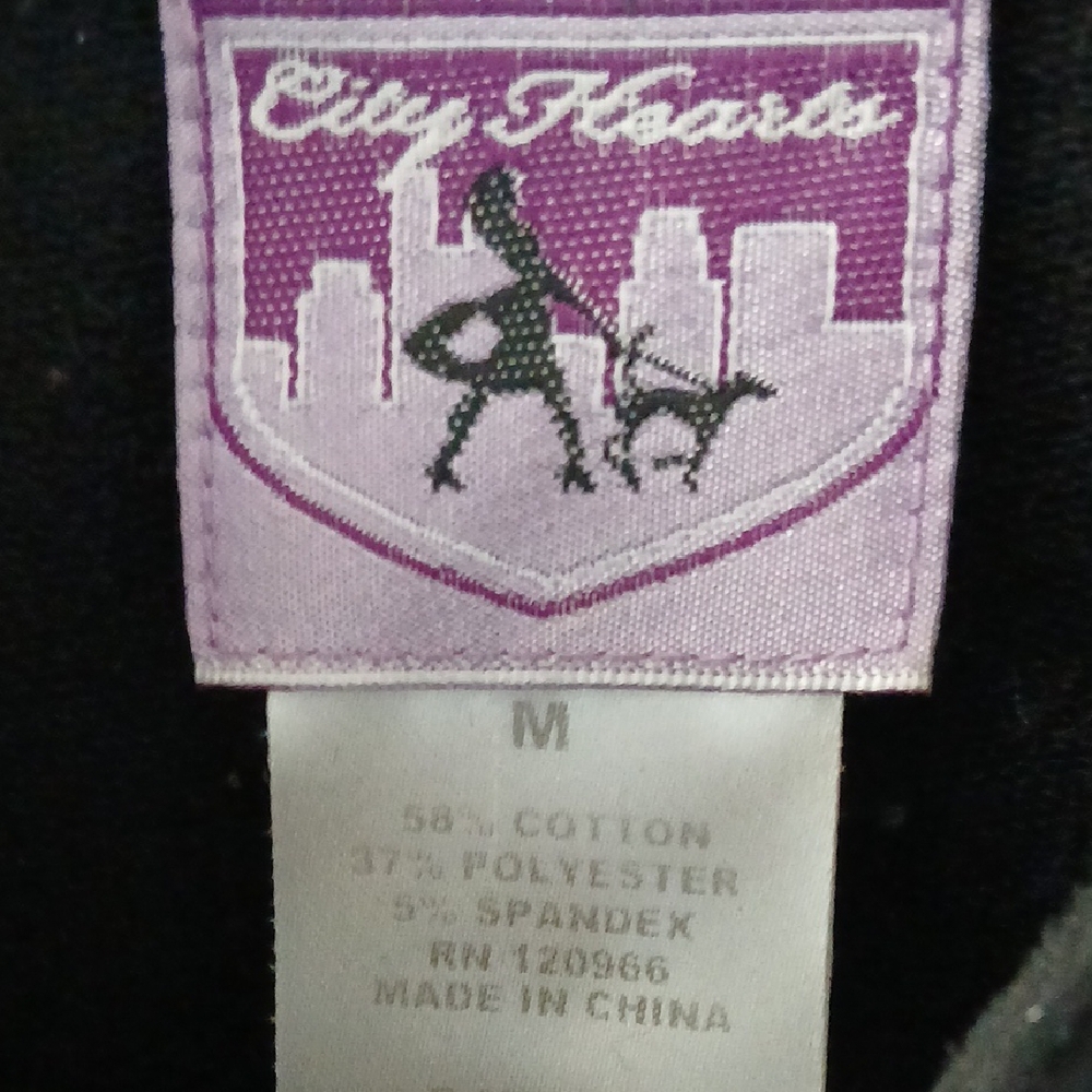City Hearts Black Jacket with Gold Accents - Picture 2 of 7